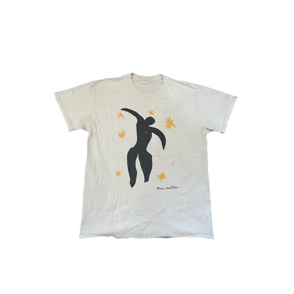 Vintage Henri Matisse Icarus Religious T Shirt Double Sided Size M - Picture 1 of 6